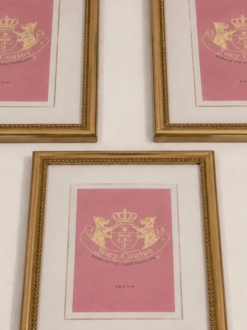 Juicy Couture Pink and Gold Frame - Juicy Couture